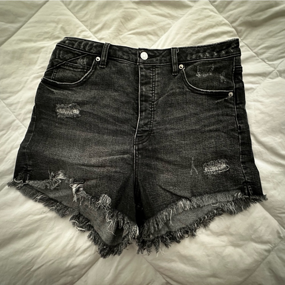 Free People Curvy denim shorts